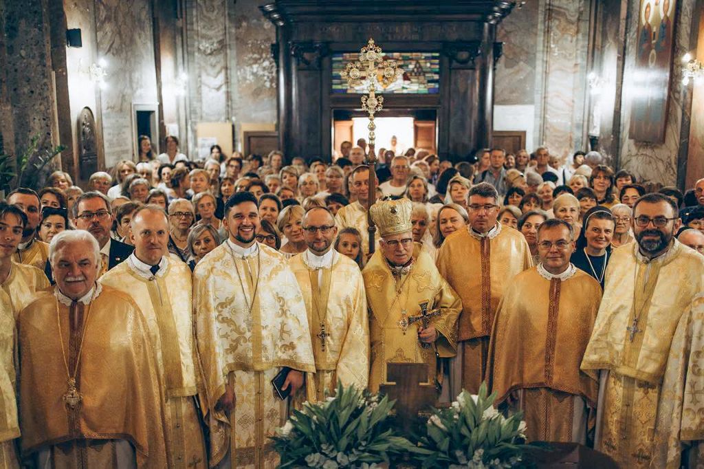 Владика Іриней Білик очолив Архиєрейську Божественну Літургію з нагоди храмового празника Катедрального храму Апостольського Екзархату в Римі